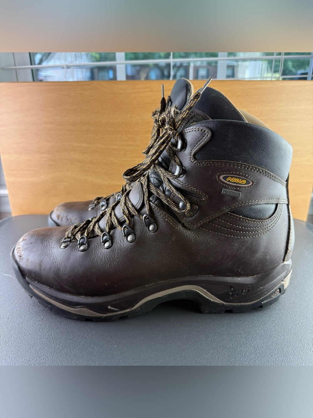 Asolo TPS 520 GV EVO Brown Outdoor Backpacking Hiking Boots Men’s US size 14